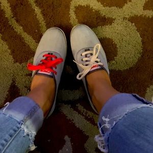 Light blue denim Keds